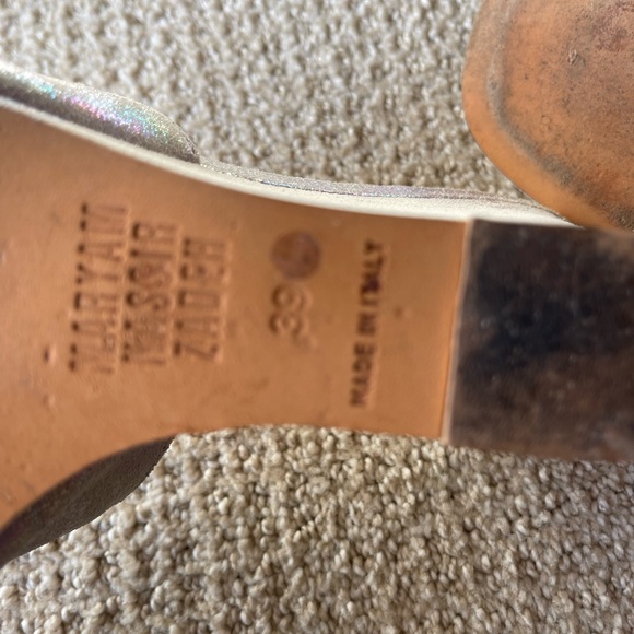 Maryam Nassir Zadeh - opalescent suede mule - Picture 4 of 6